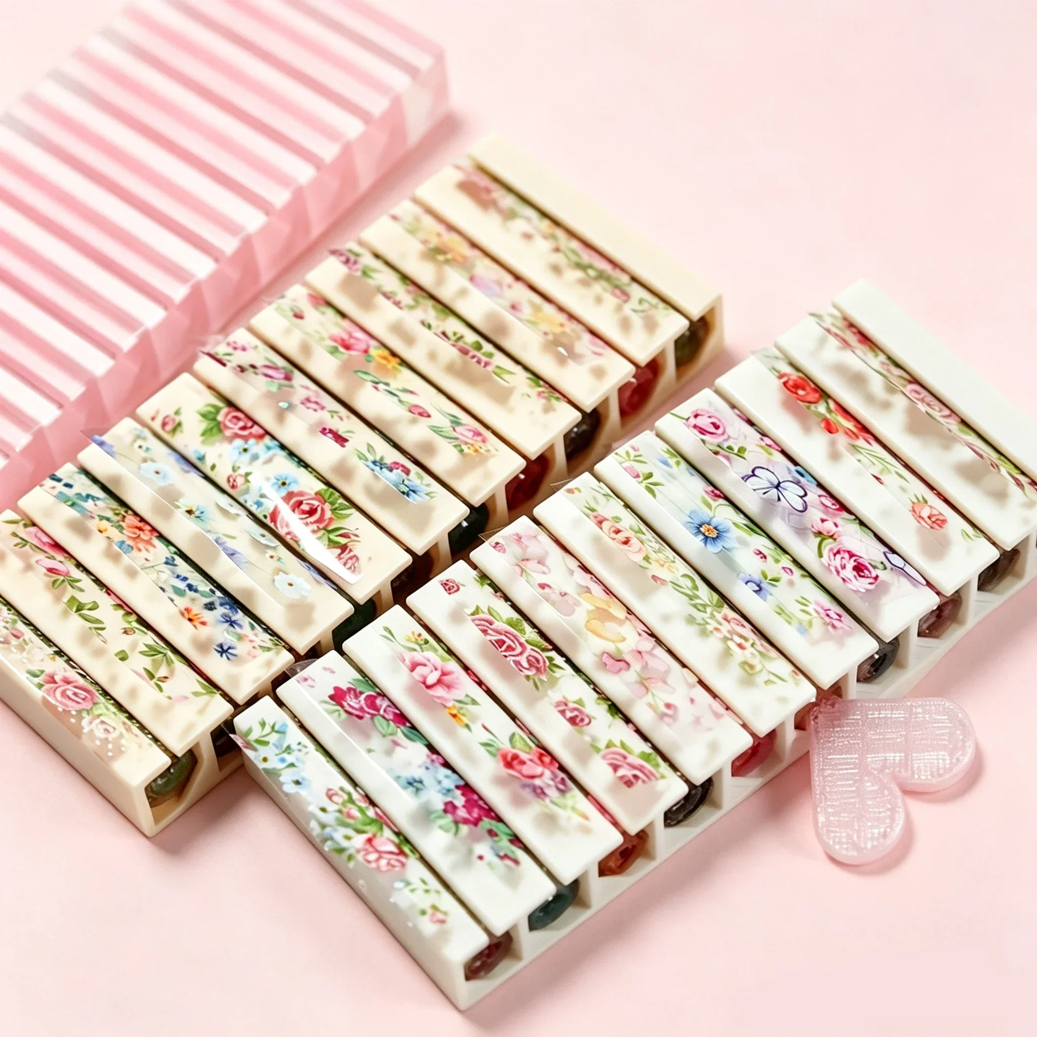 Tool Chest Cabinet - Portable 10-Grid Nail Starry Foil Storage