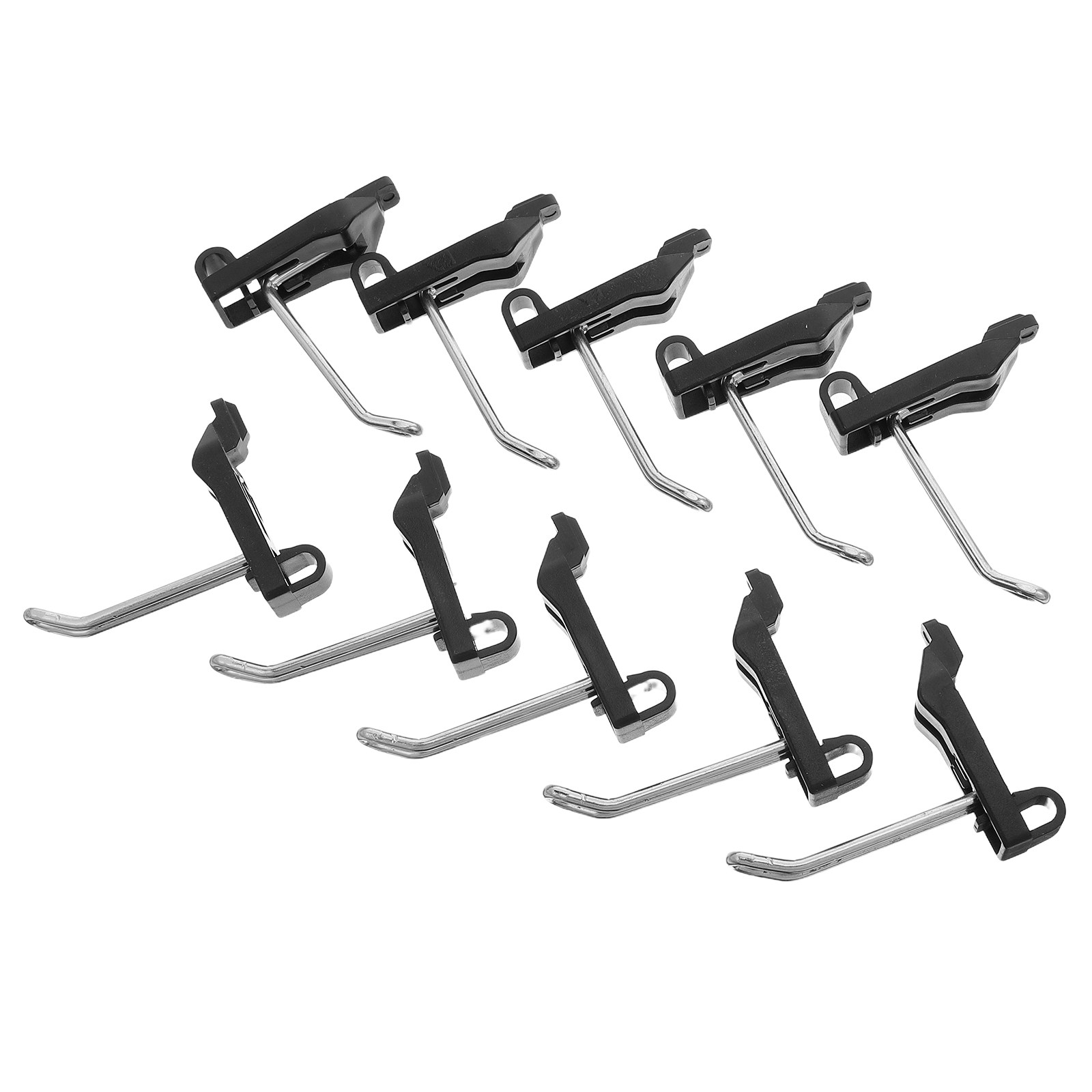 Power Tools For Workshop - 10Pcs Sturdy Slotted Pegboard Hooks for