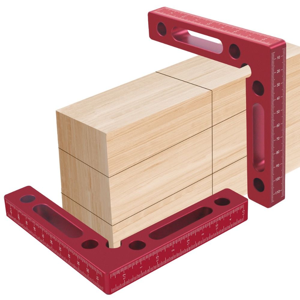 Angle Clamp 90 - Aluminium Alloy 120mm Corner Positioning Ruler,