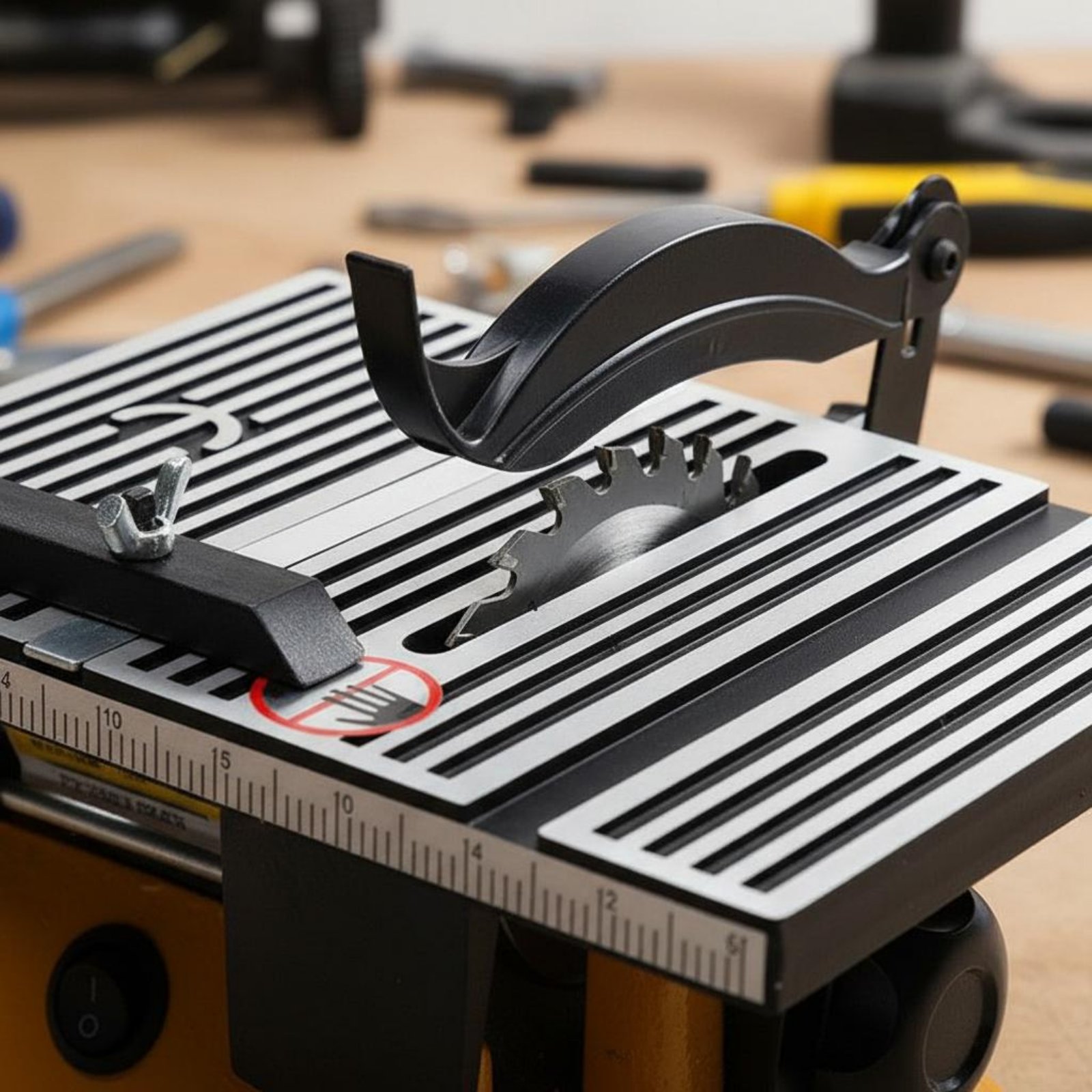 Power Tools For Workshop - Mini Table Saw Portable Miniature Bench