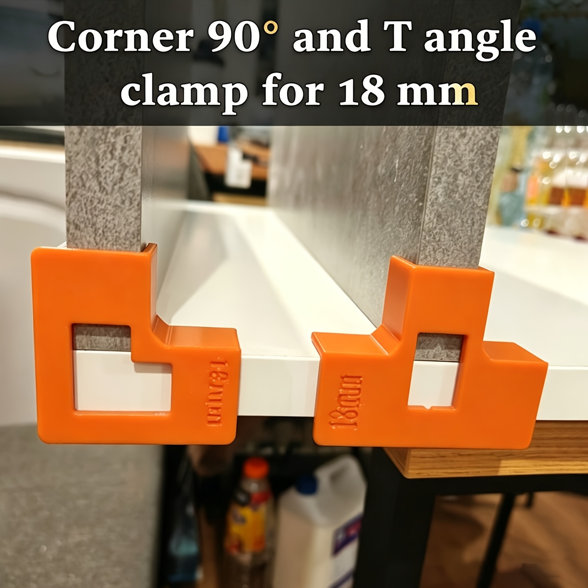 Angle Clamp 90 - 4Pcs 90° Right Angle & T‑Shaped