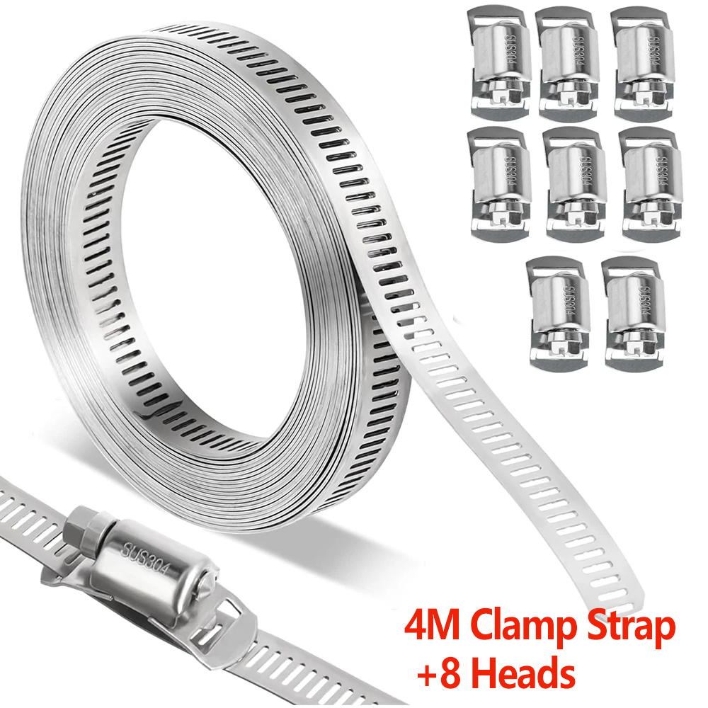 4M Hose Clamp Strap Screw Band - Pipe Clamp Bar ulasan dan harga