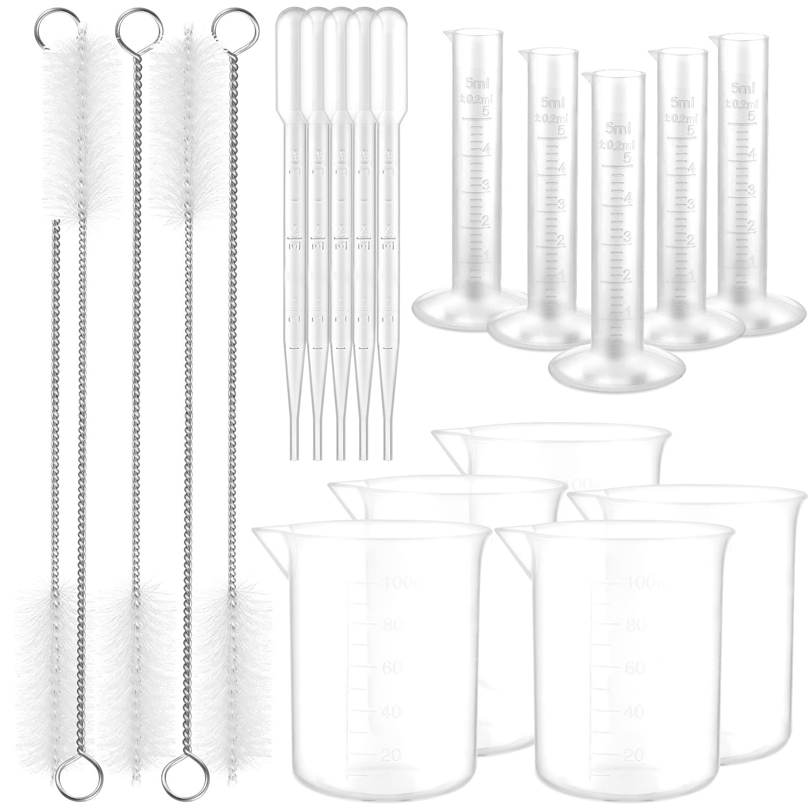 1 set 1 Set Plastic Graduated  - Tools Youtube ulasan dan harga