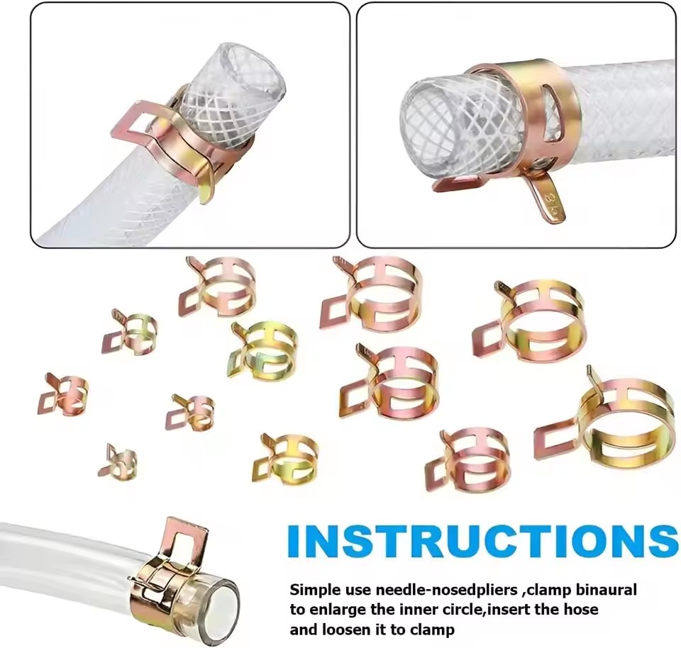 10-50Pcs 5mm-9mm for choose Fu - Pipe Clamp Bar ulasan dan harga