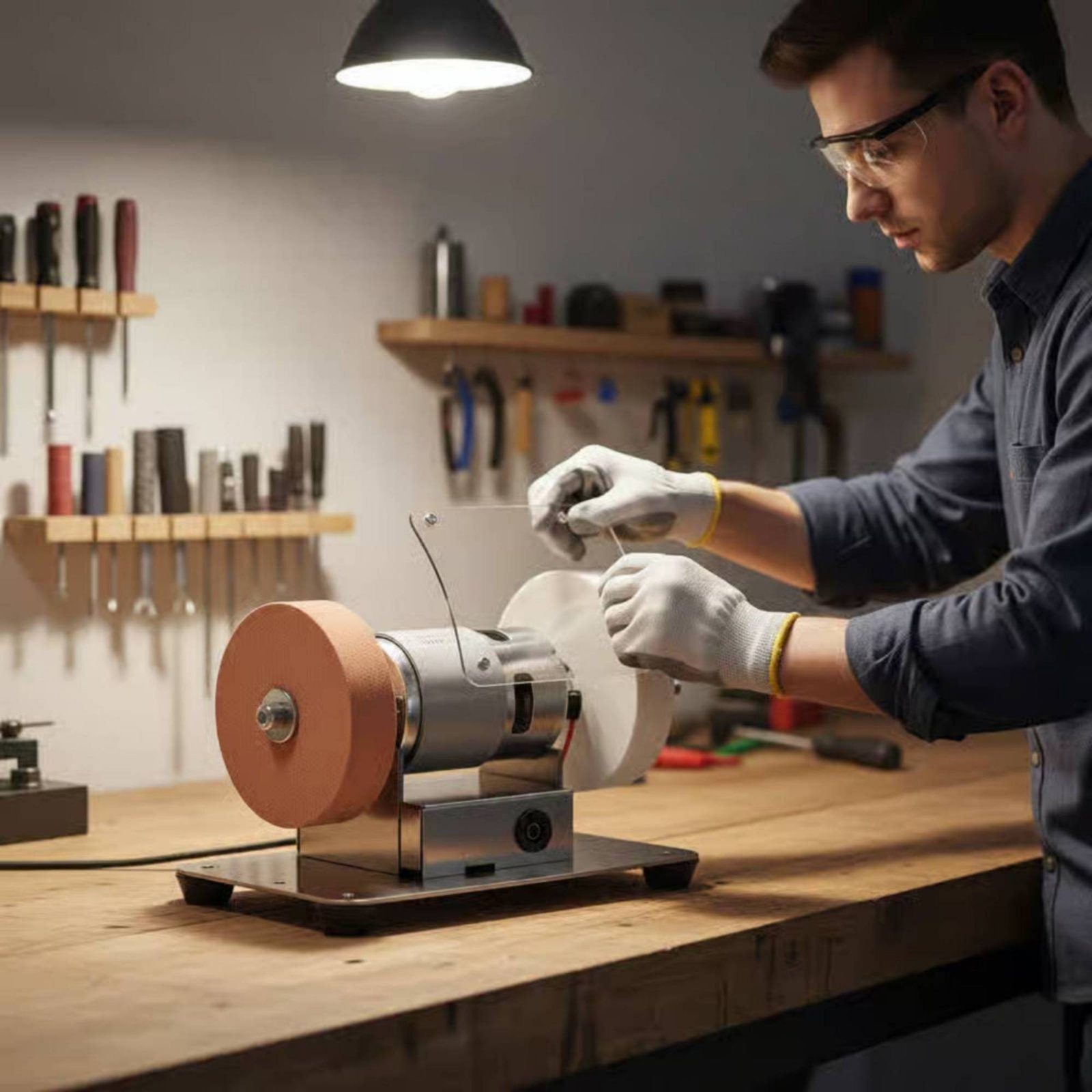 Mini Bench Grinder Multifuncti - Power Tools For Workshop ulasan dan harga