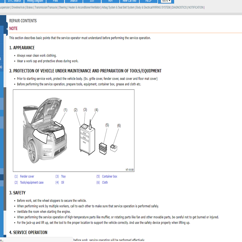 Online Account for Su-baru S-T - Workshop Tools Online ulasan dan harga