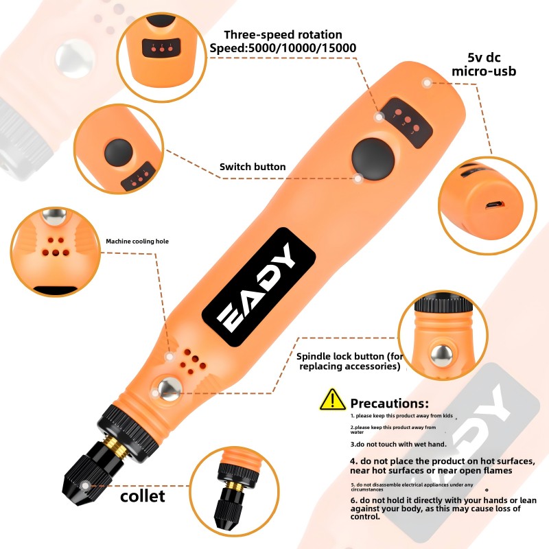 USB Cordless Rotary Tool Kit – - Power Tools For Workshop ulasan dan harga
