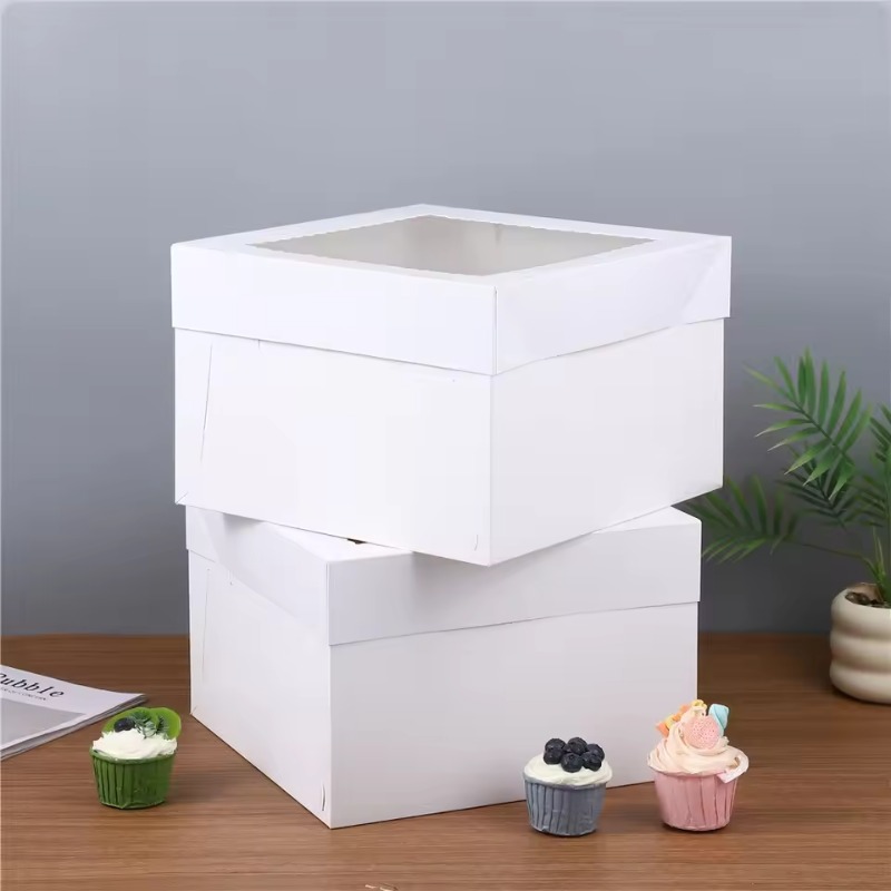 2/4/6PCS White Bakery Boxes wi - Tool Chest Cabinet ulasan dan harga