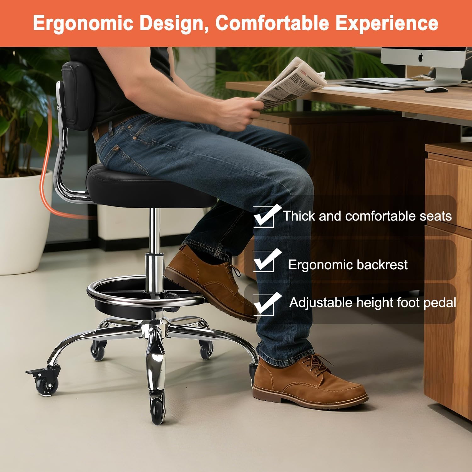Garage Mechanic Stool With Bac - Tools Mechanical Workshop ulasan dan harga