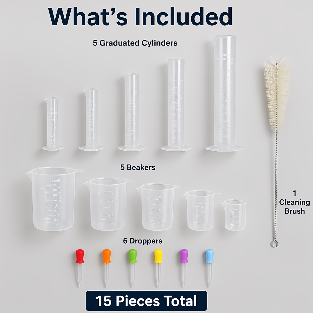 17-Piece Plastic Measuring Cup - Tools Youtube ulasan dan harga