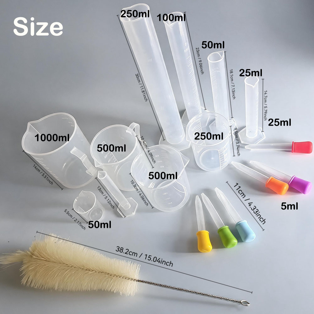 17-Piece Plastic Measuring Cup - Tools Youtube ulasan dan harga