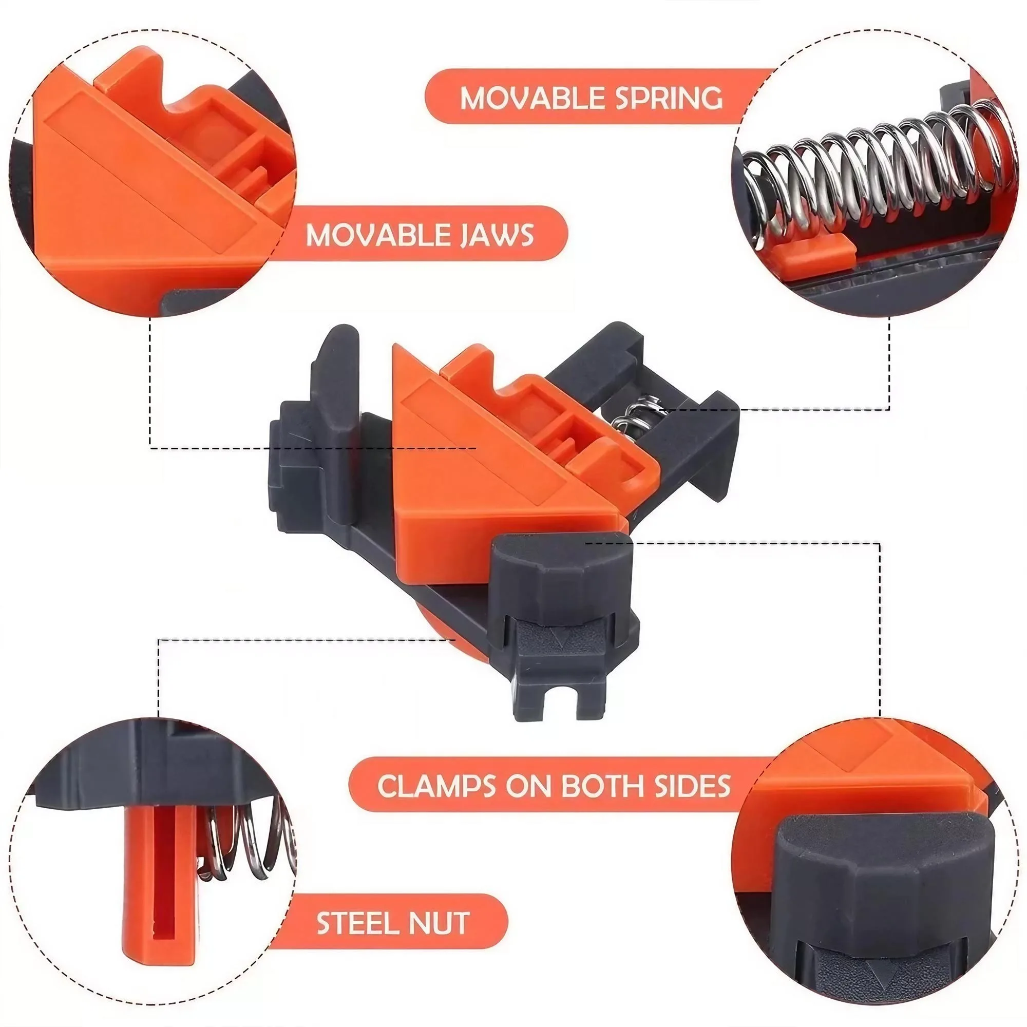 Premium 90 Degree Right Angle  - Angle Clamp 90 ulasan dan harga