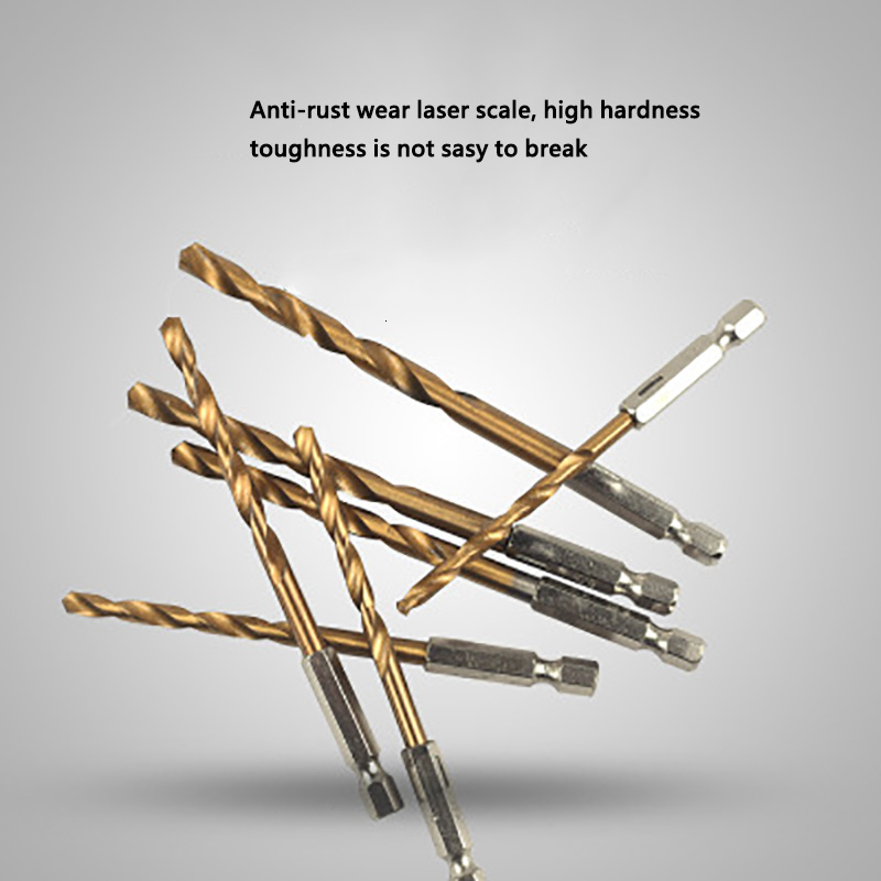 Drill Bit Set 6.35mm 1/4 Inch  - Power Tools For Workshop ulasan dan harga