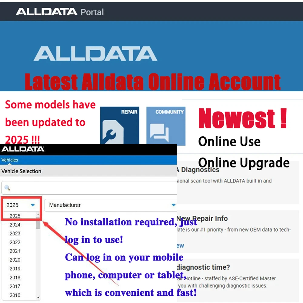 2027 Alldata CAR Data Newest O - Workshop Tools Online ulasan dan harga