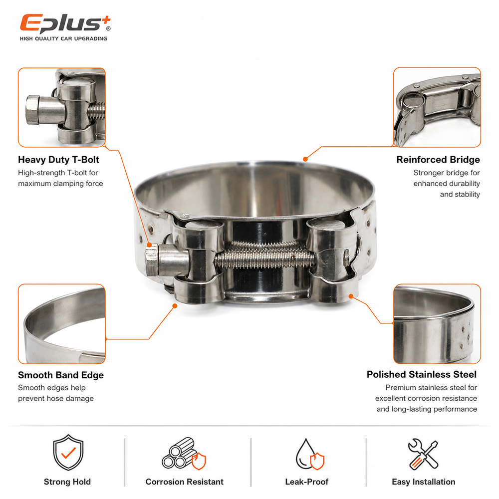 10PCS Stainless Steel European - Pipe Clamp Bar ulasan dan harga