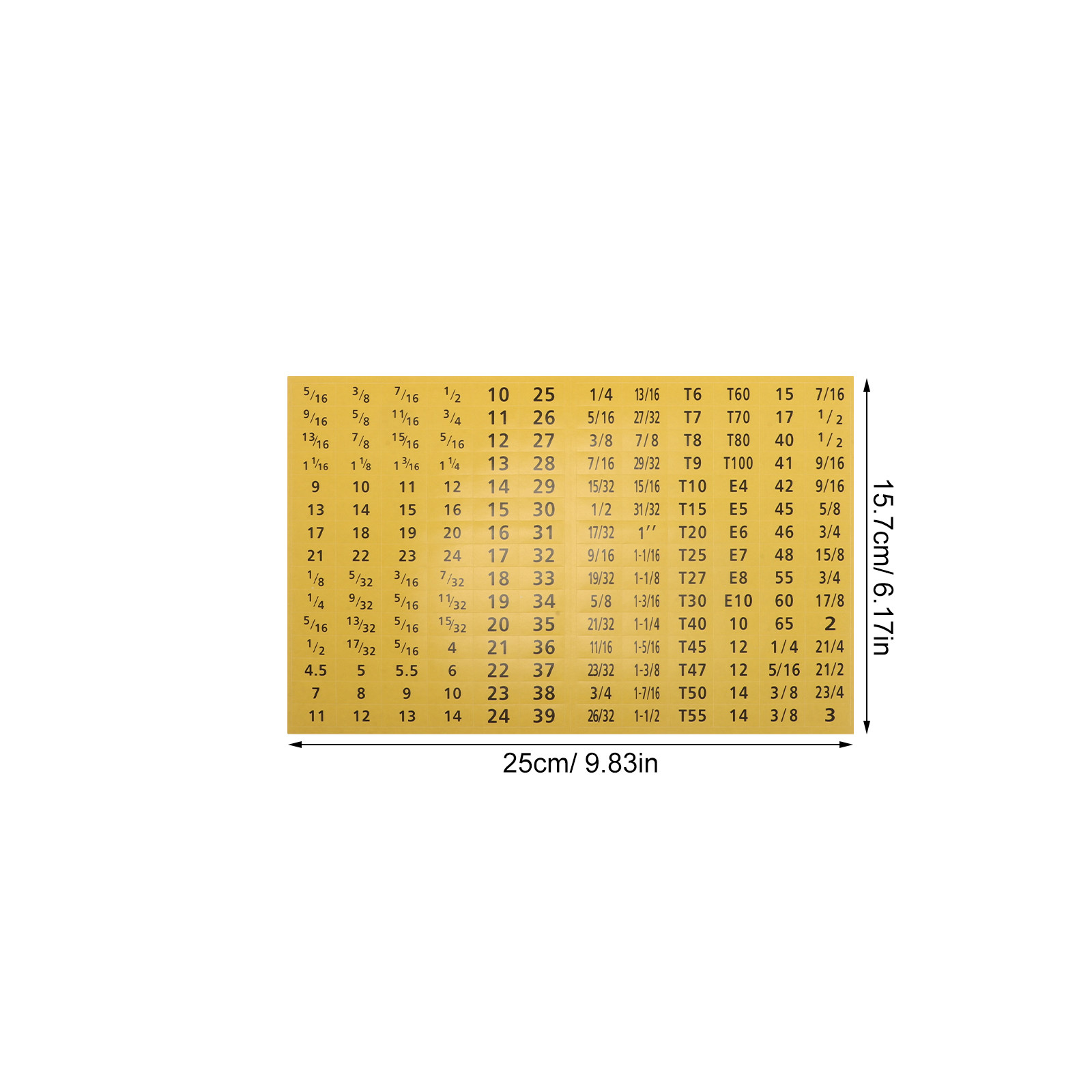 20Sheets Socket Wrench Sticker - Tools Mechanical Workshop ulasan dan harga