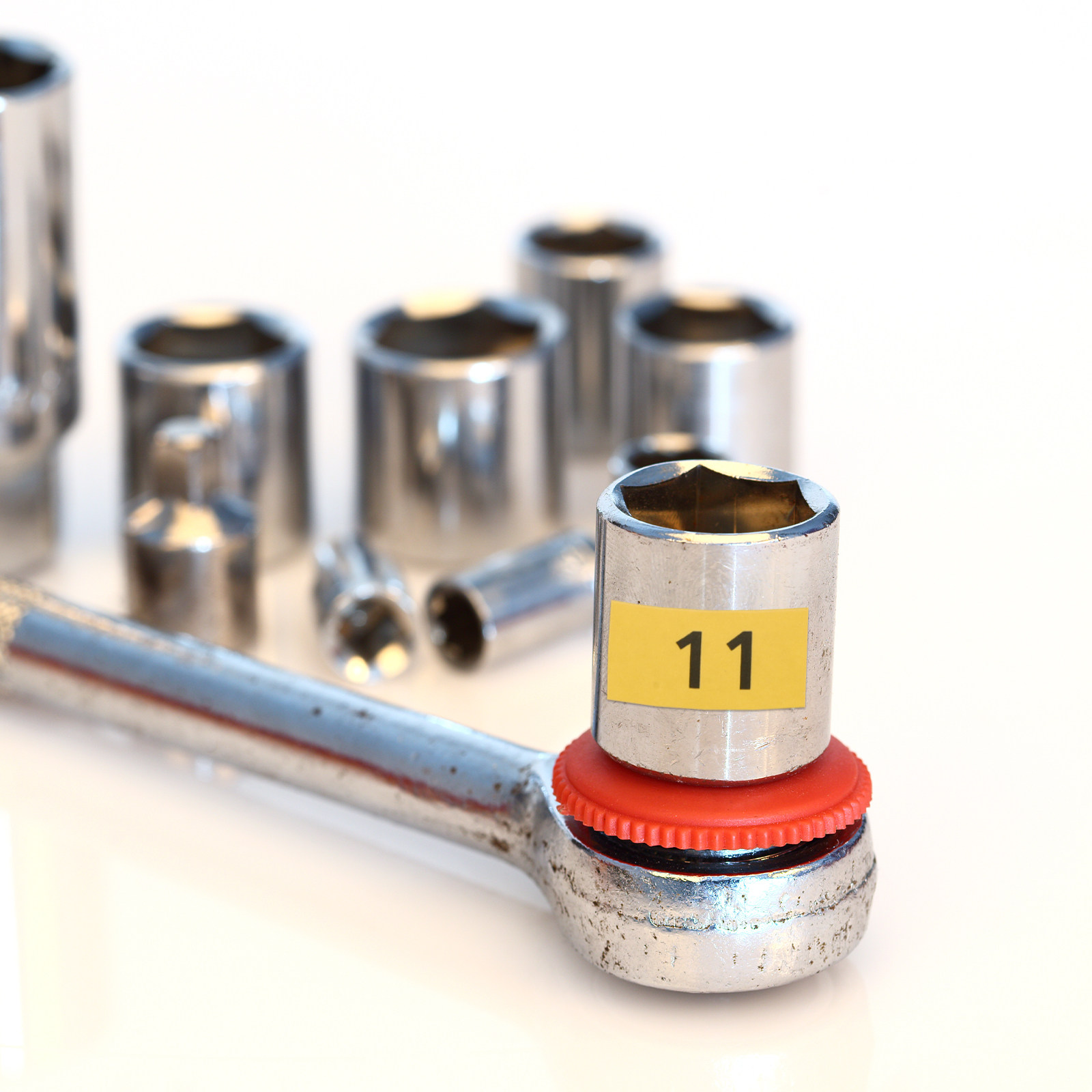 20Sheets Socket Wrench Sticker - Tools Mechanical Workshop ulasan dan harga